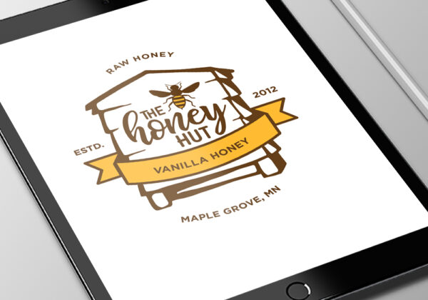 The Honey Hut Branding, Logo, Product Labels