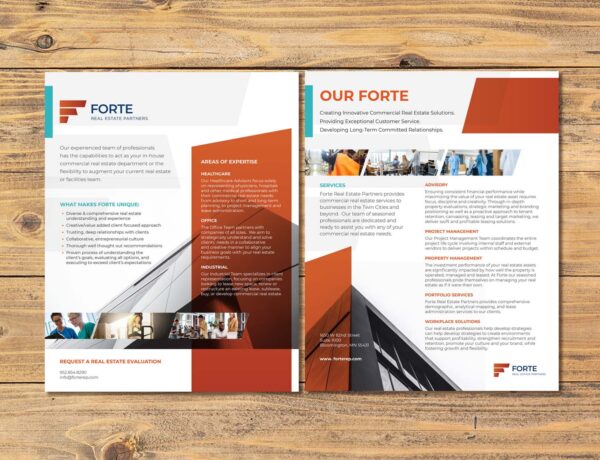 Forte Commercial Real Estate Partners Marketing Collateral